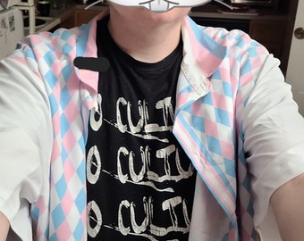 Transgender Pride Button-up Shirt