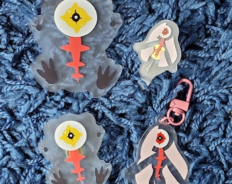 Ai The Somnium Files Frosted Acrylic Keychain + Pin