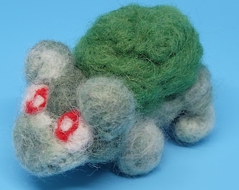 Needlefelt Bulbasaur Pokemon - Plush / Soft Sculpture