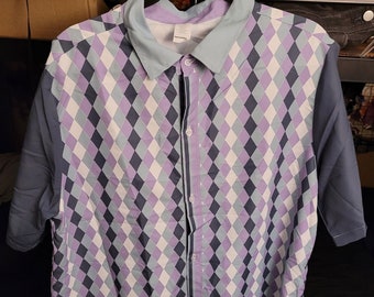 Asexual Pride Button-Up Shirt