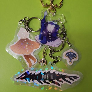 Sky Children Of The Light Acrylic Charm Attachment and Laminate Keychains