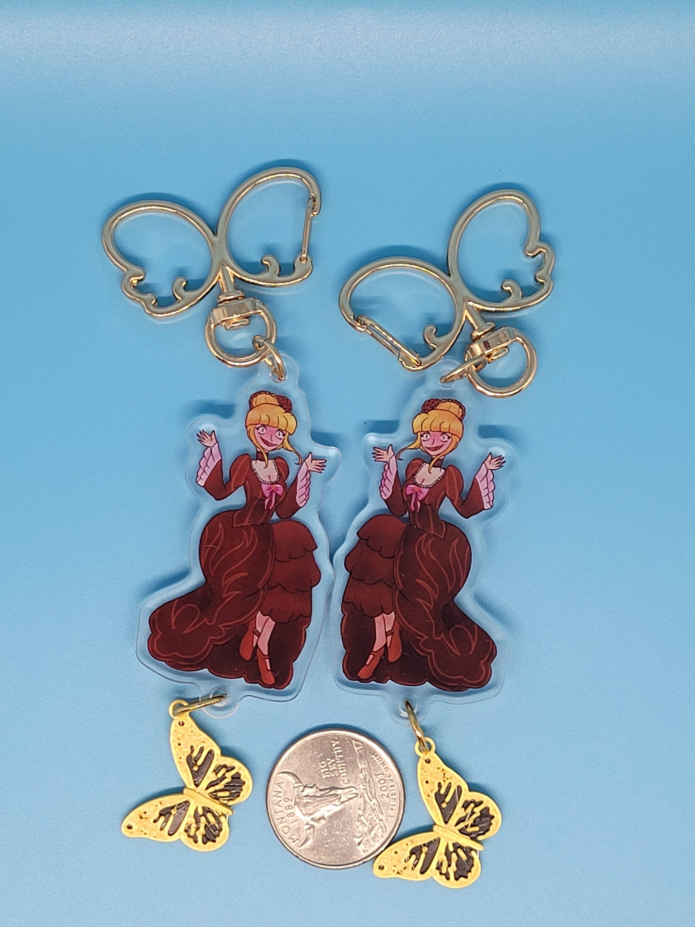 Umineko Beatrice the Golden Witch Acrylic Keychain With Golden