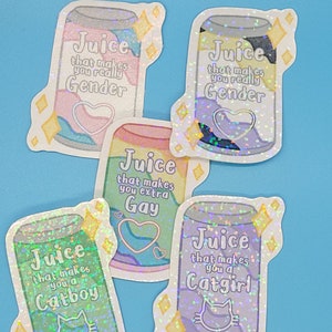 Adesivi olografici Transformation Juice
