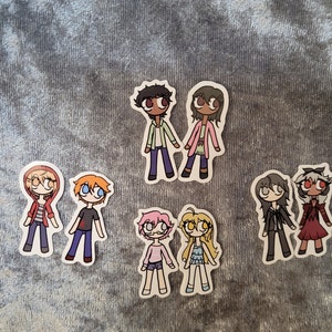 Heart Fragment Protags And Routes Sticker Pack