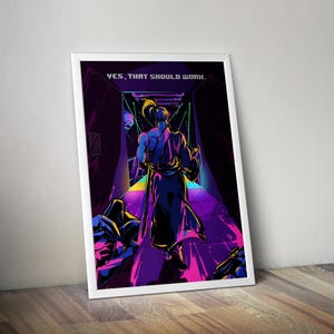 Katana Zero Artwork | Gaming Poster | Gaming Artwork | Gaming Decor | Video Game Poster | Gaming Gift | Video Game Print | Gaming Prints