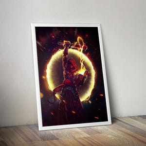 Darkest Dungeon Artwork | Gaming Poster | Gaming Artwork | Gaming Decor | Video Game Poster | Gaming Gift | Video Game Print | Gaming Arts