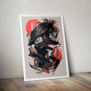 Bloodborne Artwork | Gaming Poster | Gaming Artwork | Gaming Decor | Video Game Poster | Gaming Gift | Video Game Print | Wall Art
