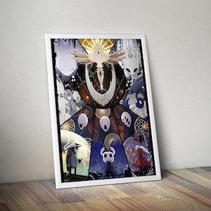 Hollow Knight Arc Poster | Gaming Poster | Gaming Artwork | Gaming Decor | Video Game Poster | Gaming Gift | Video Game Print| Gaming Prints