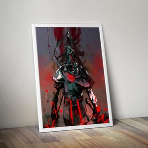Blasphemous Art | Gaming Poster | Gaming Artwork | Gaming Decor | Video Game Poster | Gaming Gift | Video Game Print | Wall Art