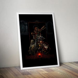 Darkest Dungeon Artwork | Gaming Poster | Gaming Artwork | Gaming Decor | Video Game Poster | Gaming Gift | Video Game Print | Gaming Prints