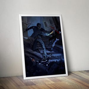 Corvo Attano | Dishonored Artwork | Gaming Poster | Gaming Artwork | Gaming Decor | Video Game Poster | Gaming Gift | Video Game Print |