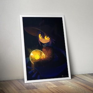 Oneshot Artwork | Gaming Poster | Gaming Artwork | Gaming Decor | Video Game Poster | Gaming Gift | Video Game Print | Gaming Prints
