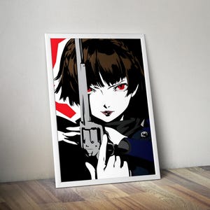 Persona 5 Artwork 4 | Makoto Niijima Art | Gaming Artwork | Gaming Decor | Video Game Poster | Gaming Gift | Video Game Gifts | Gaming Print