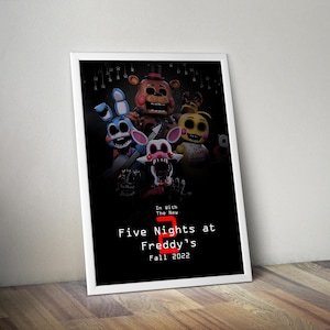 Five Nights at Freddy&#39;s 2 Poster | Gaming Poster | Gaming Artwork | Gaming Decor | Video Game Poster | Gaming Gift | Video Game Print |