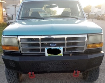 OBS Ford 92-98 F150 F250 F350 Front CnC DIY kit bumper - Bumper Files DXF for plasma or laser