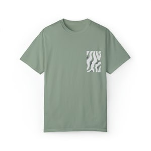 T-shirt unisexe teint en vêtement, T-shirt uni, T-shirt basique, T-shirt unisexe, T-shirt femme