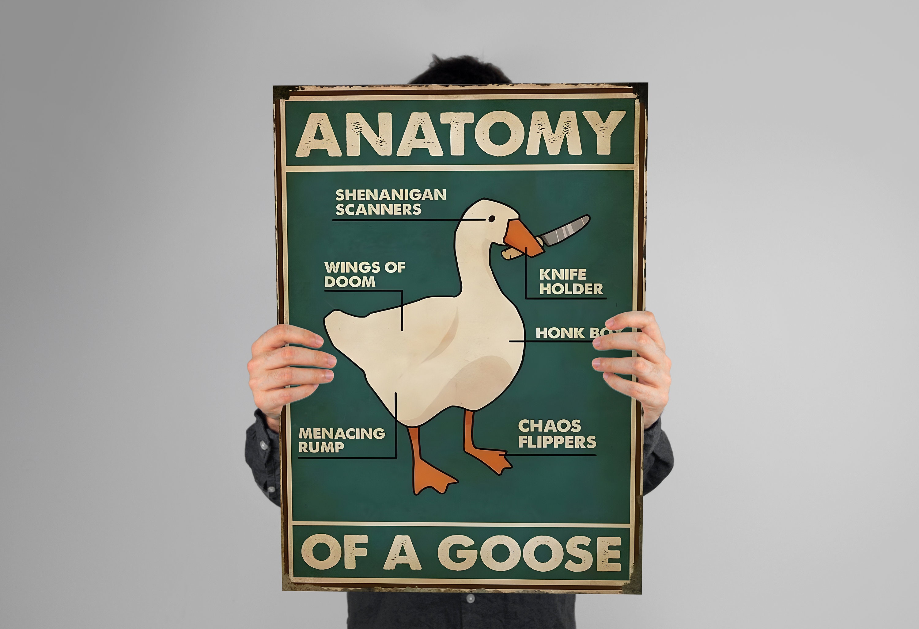 Two Player Untitled Goose Game Art Board Print for Sale by