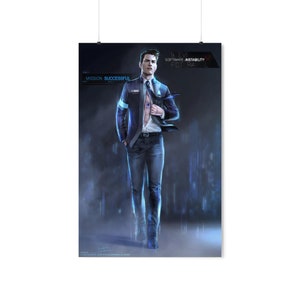 Detroit: Become Human Connor | Gaming Poster | HD Color | Game Poster | Wall Poster | Printed Poster | Gaming Poster Gift