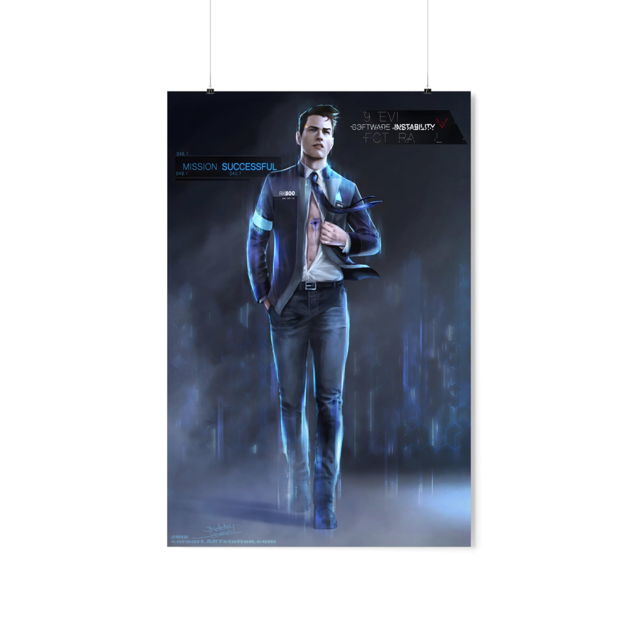 connor - detroit: become human Jugay - Illustrations ART street