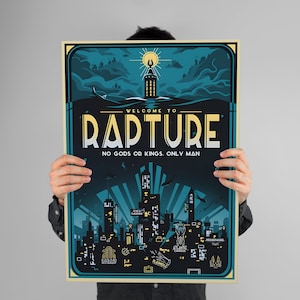 Bioshock | Gaming Poster | HD Color | Game Poster | Wall Poster | Printed Poster | Gaming Poster Gift