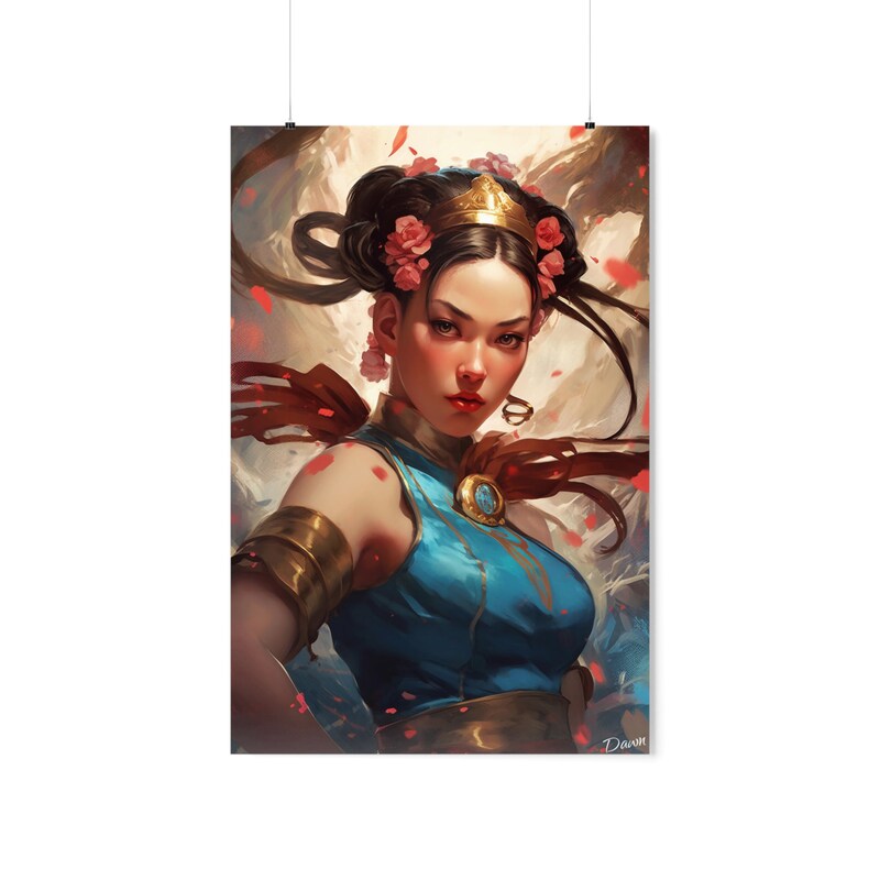 Large Chin Li Poster Chun Li Posters - Etsy