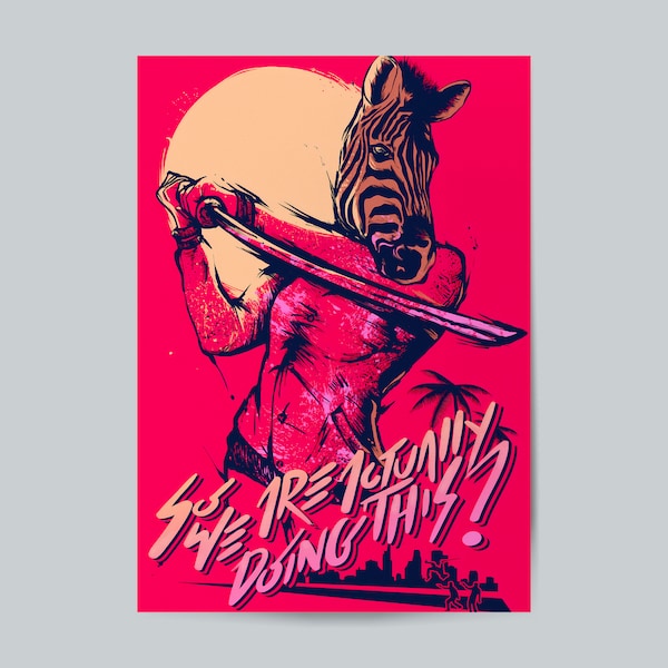 Hotline Miami 2 Poster Etsy