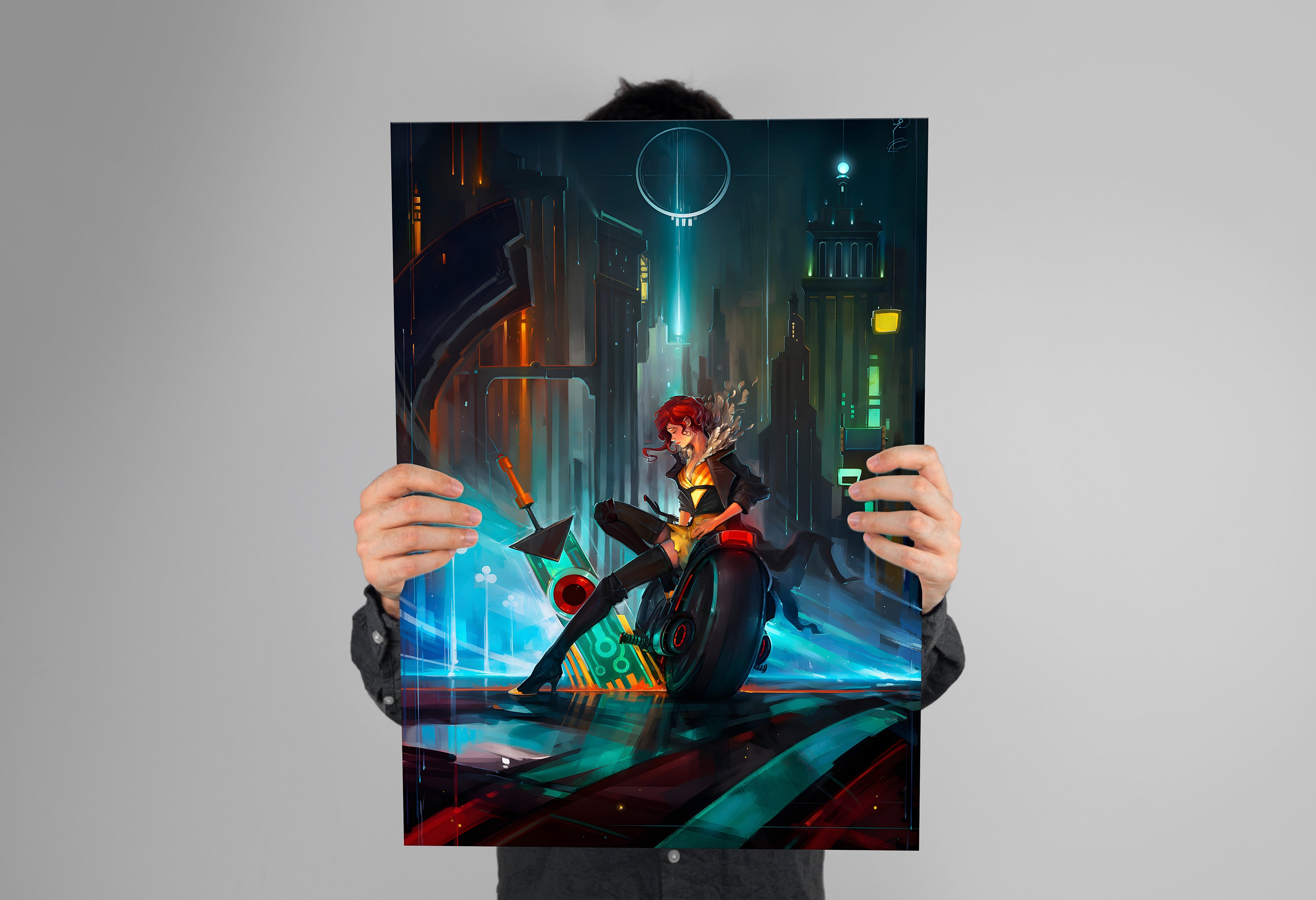 Transistor Red Indie Game Poster Gaming Poster HD Etsy