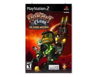 Affiche de cinéma d'époque du film: RATCHET & CLANK LE FILM de 2016