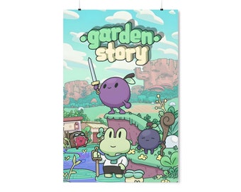 Garden Story | Game Poster | HD Color | Game Poster | Wall Poster | Printed Poster | Gaming Poster Gift