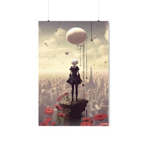 Nier Automata 2b 9s Lunar Tear Poster Print -  Norway