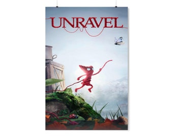 Unravel | Gaming Poster | HD Color | Game Poster | Wall Poster | Printed Poster | Gaming Poster Gift