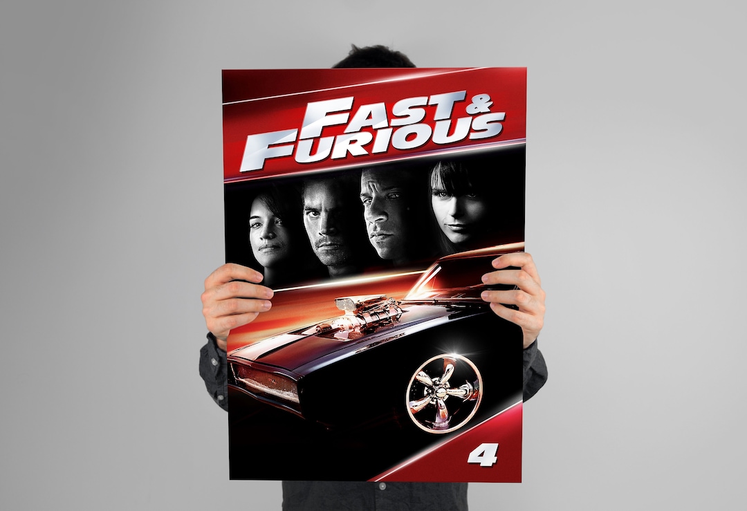 Fast and Furious 4 Poster | Movie Poster | HD Color | Film Poster ...