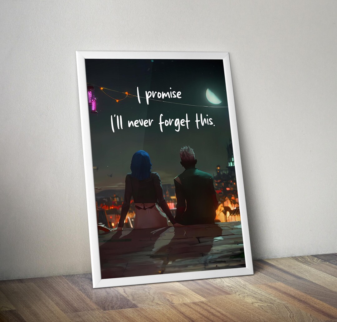 Ekko and Powder Gaming Poster HD Color Game Poster Wall
