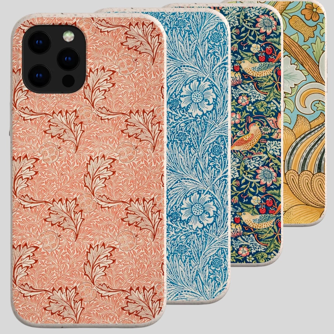 Curated visual reference: Fresh Look at William Morris Eco Friendly Phone Case Vintage Design