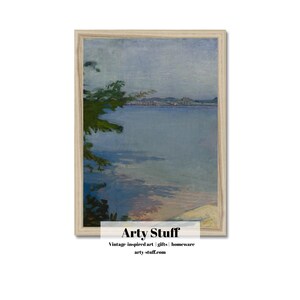 Dublin Pond, New Hampshire, USA | Landscape Oil Painting 1894 | Vintage Wall Art | PRINTABLE download