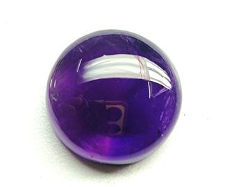 Amethyst Size 21x21x7mm, Amethyst Stones Round Shape, Cheap Price Amethyst Gemstone, Amethyst Cabochon Jewellery For Making, 27.20Crt.!!349