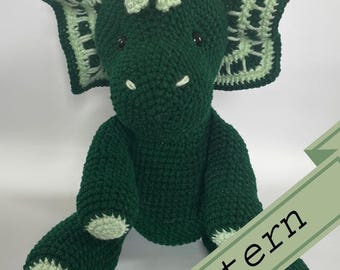 Dilophosaurus Häkelanleitung: Danny der Dilo Amigurumi (Digital)