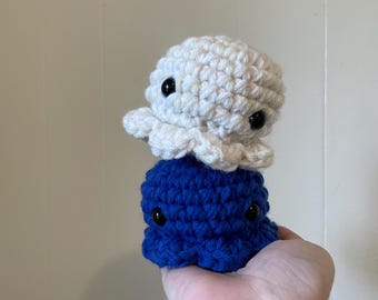 Octopus Plush | Mini Octo | Marine Animal | Crochet Plushie | Stuffed Animal | Ocean Creature | Cephalopod | Squid