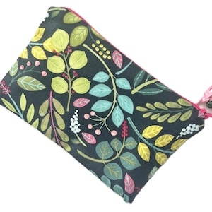 Zipper Pouch Mini Wallet Jewelry Cosmetic Coin Trinket Bag     GO ON GREEN