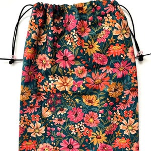 Shoe Bag 11.5 x 15 Inches Lined Travel Lingerie Gift Storage Utility Bag     PRAIRIE NIGHTS