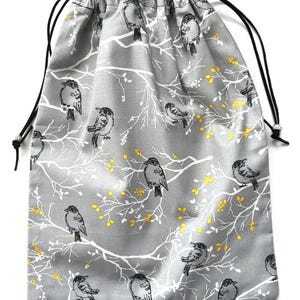 Shoe Bag 12 x 15 Inches Lined Lingerie Gift Storage Utility Bag      SING A SONG