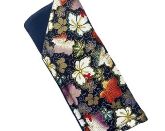 Japanese Fabric Eyeglasses Case Reading/Sunglasses Padded Fabric    NOVEMBER NIGHT