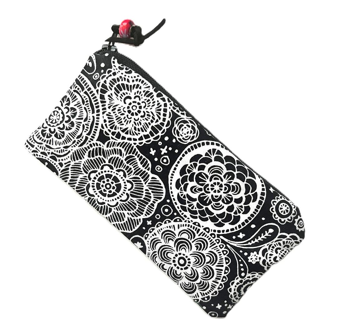 Mini Skinny Zipper Pencil Case /pouch Coins Mini Wallet Jewelry ...