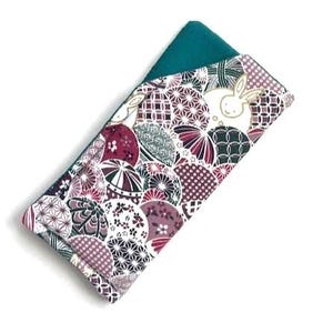 Soft Glasses Case Reading/Sunglasses Padded Fabric Petite Size     FORECASTING RAIN