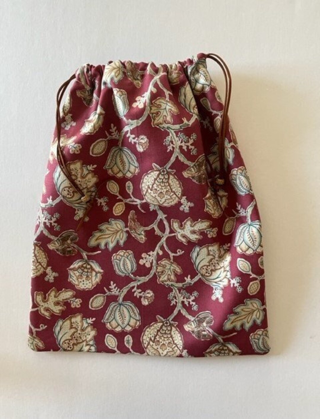 William Morris Fabric Shoe Bag 12 X 15 Inches Lined Lingerie Etsy