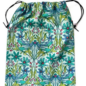 Sac à chaussures 30 x 40 cm avec doublure pour lingerie, rangement pour cadeaux, voyage DRAGON YOUR FEET