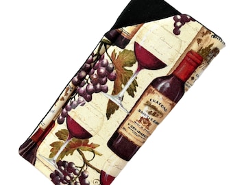 Eyeglasses Case Reading/Sunglasses Padded Fabric     A FRENCH CONNECTION