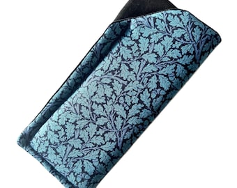 Soft Eyeglass Case Reading/Sunglasses Padded Fabric  Large Size    RIVER CITY BLUES