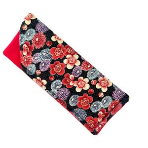 Eyeglasses Case Reading/Sunglasses Padded Fabric    JUNE BLOOMS