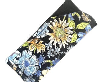 Estuche blando para gafas de lectura/gafas de sol acolchado con espuma BLOOMING FIELDS